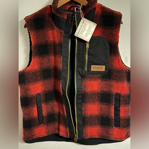 Pendleton L Red Buffalo New - Picture 2 of 3